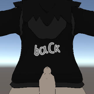 Back of Hoodie